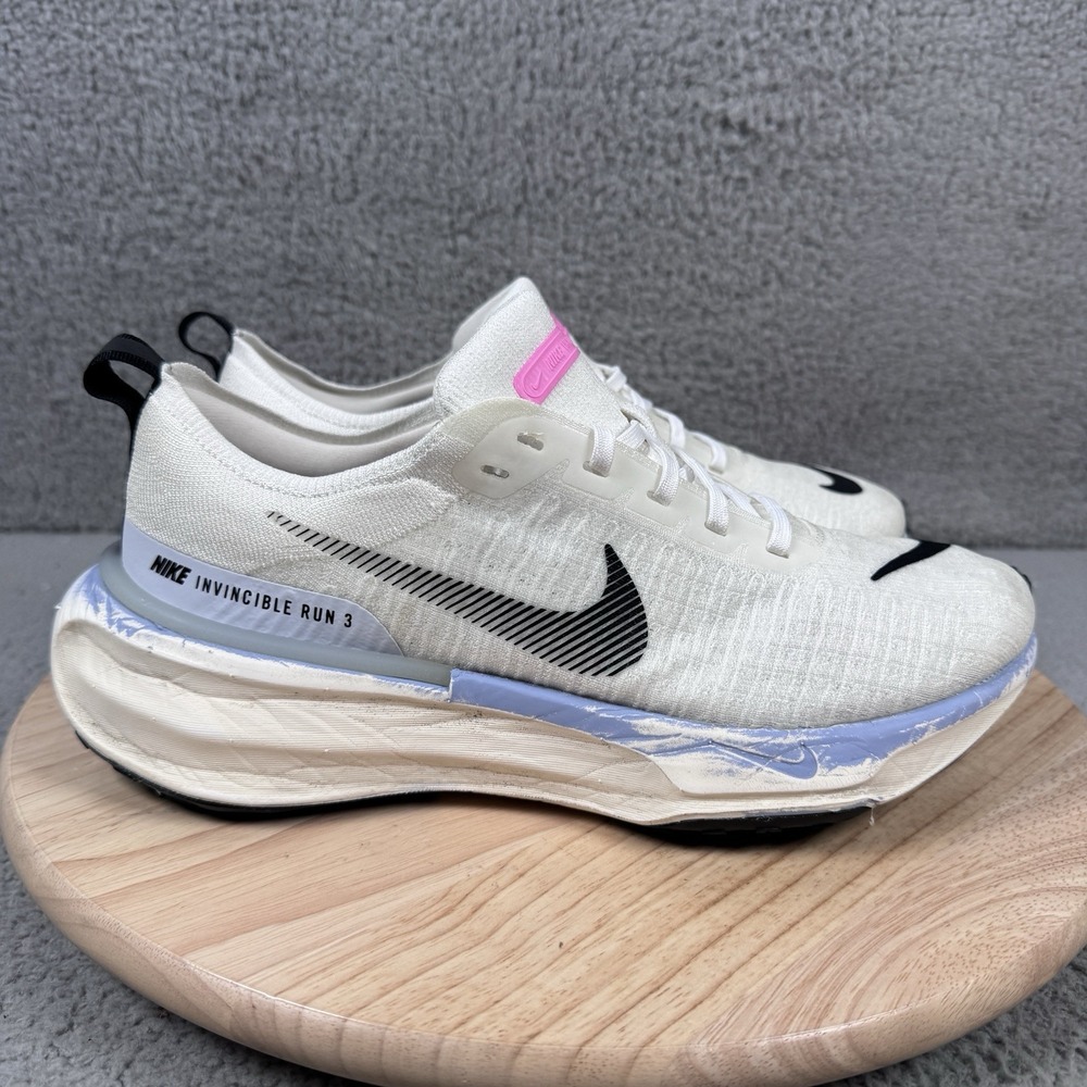Nike ZoomX Invincible Run Flyknit 3 Mens 10 Sail Pink Running Shoes DR2615-100